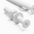20x White, Countersunk Cross Head, (PP), M3 x 20mm, Plastic Bolts, Nuts & Washers - Screws