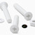 20x White, Countersunk Cross Head, (PP), M3 x 20 mm, Plastic Bolts, Nuts & Washers - Screws