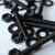 20x Black PP Countersunk Plastic Screws & Bolts M3 x 20mm, Nuts & Washers