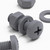 20x Grey PP Pan Head Cross Plastic Screws & Bolts M6 x 20mm, Nuts & Washers