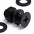 20x Black PP Countersunk Plastic Screws & Bolts M8 x 20 mm, Nuts & Washers