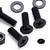 20x Black PP Countersunk Plastic Screws & Bolts M8 x 20mm, Nuts & Washers