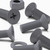 20x Grey, Countersunk Cross Head, (PP), M8 x 20mm, Plastic Bolts, Nuts & Washers - Screws