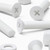 20x White PP Countersunk Plastic Screws & Bolts M5 x 20mm, Nuts & Washers