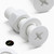 20x White PP Countersunk Plastic Screws & Bolts M5 x 20mm, Nuts & Washers
