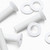 20x White, Countersunk Cross Head, (PP), M5 x 20 mm, Plastic Bolts, Nuts & Washers - Screws