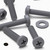 20x Grey, Pan Cross Head, (PP), M4 x 20mm, Plastic Bolts, Nuts & Washers -Screws