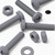 20x Grey, Pan Cross Head, (PP), M4 x 20 mm, Plastic Bolts, Nuts & Washers - Screws