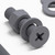 20x Grey PP Countersunk Plastic Screws & Bolts M5 x 20mm, Nuts & Washers
