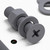 20x Grey, Countersunk Cross Head, (PP), M5 x 20mm, Plastic Bolts, Nuts & Washers - Screws