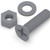 20x Grey, Countersunk Cross Head, (PP), M5 x 20mm, Plastic Bolts, Nuts & Washers - Screws