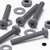 20x Grey, Pan Cross Head, (PP), M3 x 20mm, Plastic Bolts, Nuts & Washers -Screws