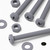 20x Grey Cross Pan Head (PP) M4 x 40mm Plastic Bolts, Nuts & Washers - Screws