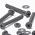 20x Grey PP Pan Head Cross Plastic Screws & Bolts M4 x 40mm, Nuts & Washers