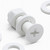 20x White PP Countersunk Plastic Screws & Bolts M6 x 20mm, Nuts & Washers