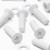 20x White PP Countersunk Plastic Screws & Bolts M6 x 20mm, Nuts & Washers