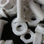 20x White, Countersunk Cross Head, (PP), M6 x 20mm, Plastic Bolts, Nuts & Washers - Screws