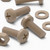 5x Natural PEEK Pan Head Plastic Screws & Bolts M6 x 20mm, Nuts & Washers