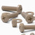 5x Natural PEEK Pan Head Plastic Screws & Bolts M5 x 20mm, Nuts & Washers