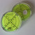 2x Acrylic 60mm + 15mm Diameter Bullseye Spirit Bubble Level, Round, Green