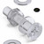 20x Clear Acrylic Countersunk Screws & Bolts M8 x 40mm, Nuts & Washers