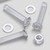 20x Clear Acrylic / PC Countersunk Cross Head M8 x 40 mm Plastic Bolts, Nuts & Washers - Screws