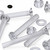 20x Clear Acrylic Countersunk Screws & Bolts M5 x 40mm, Nuts & Washers