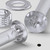 20x Clear Acrylic Countersunk Screws & Bolts M5 x 40 mm, Nuts & Washers