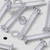 20x Clear Acrylic Countersunk Screws & Bolts M5 x 40 mm, Nuts & Washers
