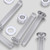 20x Clear Acrylic Countersunk Screws & Bolts M6 x 40 mm, Nuts & Washers