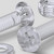 20x Clear Acrylic Countersunk Screws & Bolts M6 x 40 mm, Nuts & Washers
