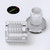 4x Clear Acrylic Standoffs 13x13mm, Sign Spacers, Wall Mount Panel Supports
