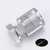 4x Clear Acrylic Standoffs 13x13mm, Sign Spacers, Wall Mount Panel Supports