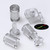 4x Clear Acrylic Standoffs 19x25mm, Sign Spacers, Wall Mount Panel Supports