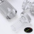 4x Clear Acrylic Standoffs 13x19mm, Sign Spacers, Wall Mount Panel Supports