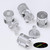 4x Clear Acrylic Standoffs 25x25mm, Sign Spacers, Wall Mount Panel Supports