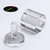 4x Clear Acrylic Standoffs 25x25mm, Sign Spacers, Wall Mount Panel Supports