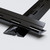3x Black Acrylic Piano Hinges 300mm, Continuous Plastic Hinges