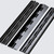 3x Black Acrylic Piano Hinges 300mm, Continuous Plastic Hinges