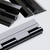 3x Black Acrylic Piano Hinges, 150mm