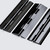3x Black Acrylic Piano Hinges, 150mm