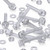 60x Clear Plastic Acrylic Thumbscrews, M4 x 30mm, slotted + knurled, Nuts, Washers & Bolts