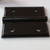 4 x Angled L Hinge Brackets, Black Acrylic + 20x Bolts