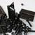4 x Angled L Hinge Brackets, Black Acrylic + 20x Bolts