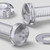 60x Clear Acrylic Pan Head Plastic Screws & Bolts M3 x 25mm, Nuts & Washers