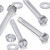 60x Clear Acrylic Pan Head Plastic Screws & Bolts M3 x 25mm, Nuts & Washers