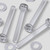 60x Clear Acrylic Pan Head Plastic Screws & Bolts M3 x 25mm, Nuts & Washers