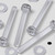 60x Clear Acrylic Pan Head Plastic Screws & Bolts M3 x 25mm, Nuts & Washers