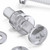 60x Clear Acrylic Pan Head Plastic Screws & Bolts M6 x 30mm, Nuts & Washers