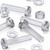 60x Clear Acrylic, Pan Cross Head, M6 x 30 mm, Plastic Bolts, Nuts & Washers - Screws